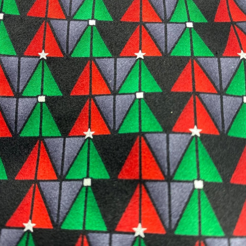 Meyer-Mueller Goodman Co. 100% Silk‎ Christmas Tree Holiday Neck Tie One Size OS